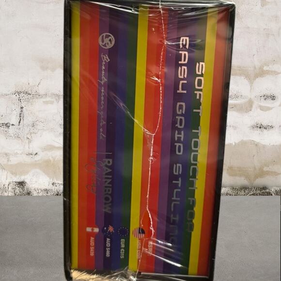 Royale Genius Heating Element Flat Iron Luxury Ceramic RAINBOW NEW - Picture 7 of 7